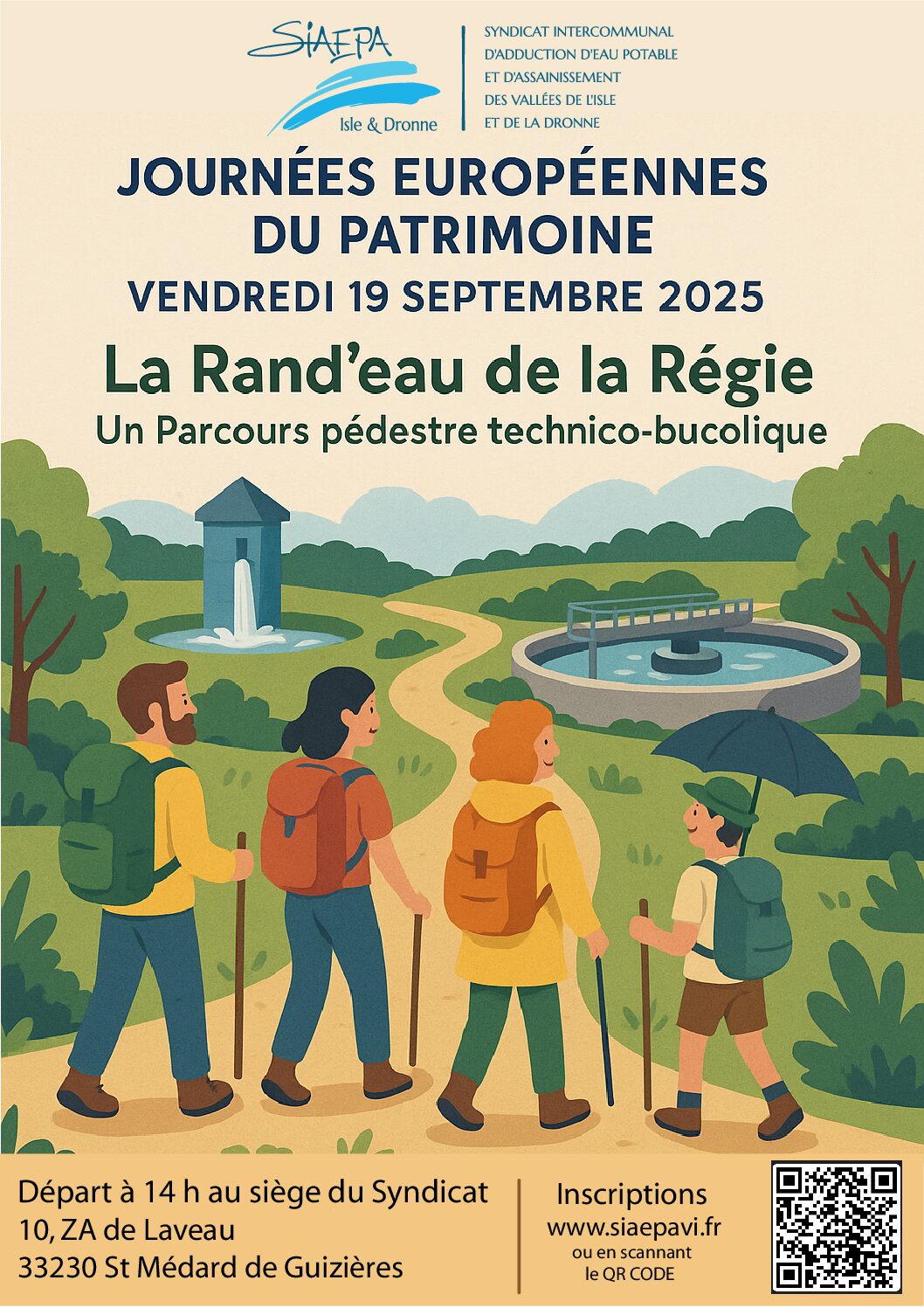 Journées Européennes du patrimoine 2025 : le Syndicat des Eaux des vallées de l’Isle et de la Dronne fait visiter ses ouvrages